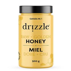 Drizzle Honey Golden Raw Honey, 500 gram