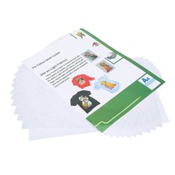 10 kpl lasersiirtopaperi vaatekuvio lämpötulostus vaalean värin vaihto