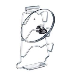 Ruili Pan Pot Låg Arrangør Vægmonteret Opbevaring Køkkengrej Skærebræt Holder 3 Tiers