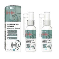 2 kpl korvavahanpoistosuihke pehmentää korvavahaa puhdistaa korvakäytävän tukos parantaa kuuntelua tinnitus kuurous kipeyden lievitys korvan puhdis...