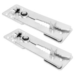 2 pakkausta sohvan liitintä, metalliset sohvan liittimet, sohvan liittimet hopea