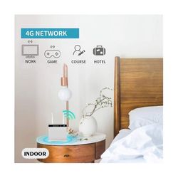 Lt290 4G Wifi-ruter med 2 antenner vertikal 1200m Dual Cat6 Rj45 Rj11 trådløs til kablet B28