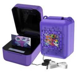 Bitzee Interactive Virtual Pet -pelikonsolikotelo – suojaava kovakuorinen säilytyslaatikolla (ei lelu, vain Bitzee Digital Pet -laitteelle) Violetti