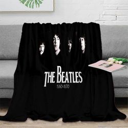 3D The Beatles Fleece Throw Blanket Syksy &; Talvi Flanellipeitot Etusivu 3D Muoti Pehmeät peitot Lapset Aikuiset Vauvan pehmo Peitto AZXS-427 50x4...