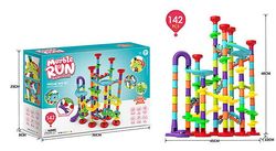 Marble Run Race Track Building Blocks Lasten 3D Maze Ball Roll Toy DIY Marble Run Race Coaster Set 80/105/109/133kpl Joululahja - Marmorijuoksut - ...