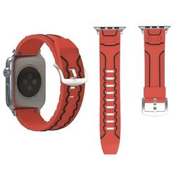 AIR Camouflage Mode Silikone urrem til Apple Watch Series 3 2 1 38mm rød