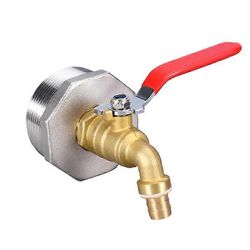 2 tuuman rumpuhana messinkinen tynnyrihana EPDM-tiivisteellä 55 gallonan rumpuun kuten kuvassa näkyy