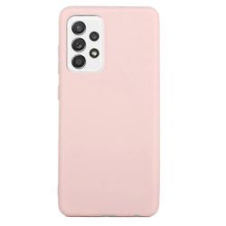 Samsung Galaxy A33 5G Candy Color Pehmeä TPU Puhelinkotelo Anti-Drop Takakansi - Vaaleanpunainen Monivärinen Light Pink