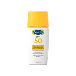 Cetaphil silkka mineraalikasvon nestepisarat, spf 50, 1,7 oz