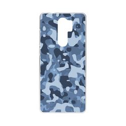 Crazy Kase Skrog til Xiaomi Redmi 9 Soft Blue Militær Camouflage