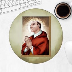 Xpgifts Gave Mousepad: Saint Charles Borromeo katolske