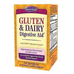 Nature's Secret Luonnon salaisuus gluteenin ja maitotuotteiden ruoansulatusapu, 50 korkkia