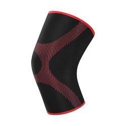 Nylon elastisk knæ pad sports sikkerhed fitness gear patella protektor tandbøjle kører basketball volleyball støtte knæpude 02 L