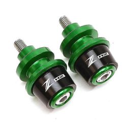 8mm moottoripyörätarvikkeet Kawasaki Zh2 Z H2 Zh2 2019-2021 2020 runko jalustat ruuvit liukusäätimet kääntövarsi kelat liukusäädin Vihreä