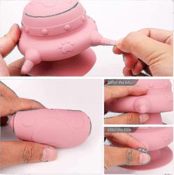 Pennun maitokulho, 4 nännipulloa, vaaleanpunainen, 240 ml kuplasyöttölaite