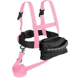 Mikasa Ski- og snowboardtræningssele til børn med aftagelig snor PINK
