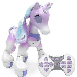 Elektrisk smart fjärrkontroll Magic Unicorn Horse Children Robot Touch Sensor Induktion