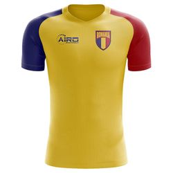 Airo Sportswear 2024-2025 Rumænien Home Concept Fodboldtrøje Gul S