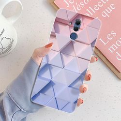 Zkdsv Transparent silikonfodral för Huawei-kompatibel Mate 20 Lite 20 Lite Chic Girl Marble TM2061 For Mate 20 Lite