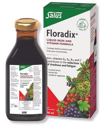 Floradix, Floradix neste Silitysrauta kaava, 500ml