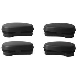 4kpl tankokorkit 68044463AB ram 1500 2500 3500 2009-2022 sivuaskelmien päätykappaleille Musta