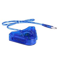 USB-peliohjaimen sovitin Dual Port -ohjain tietokoneeseen USB-muunnossovittimen tuki Windows XP: lle, VISTA: lle, WIN7: lle (32-bittinen) PS1: lle ...