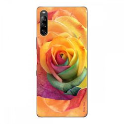 Crazy Kase Hull Til Sony Xperia L4 i Silikone Soft 1 Mm, Pink Flower Farverige