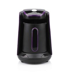 Automaattinen turkkilainen kahvinkeitin sähköpannu ac 220 ~ 240v jauhettu kahvinkeitin -yyc violetti