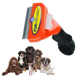 Mikasa Pet hårfjerning Kam, Hund Pet Brush, Grooming Tool Rød Short Hair S
