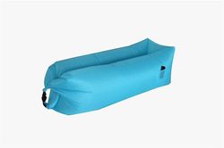 Udendørs oppustelig sofa air bed lounger sofa Lazy Sack Hangout Camping Beach taske med sidelommer Gaxb008 Rød 230*70