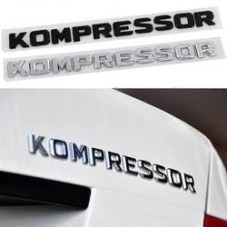 3d ABS -kirjaimet auton takatavaratilan merkki lokasuojan tunnus kompressor-logo Mercedes C230 C200 C180 SLK CLK 200k SL CLS lisävarusteet Chrome