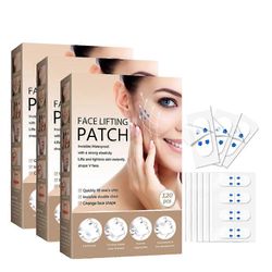 360x näkymätön ohut kasvotarra V-muotoinen kasvo kasvolinja ryppy roikkuva ihoKasvot nostavat nopeasti leuan teippi