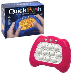 Eocici Push-pop kupla fidget aistinvaraiset lelut dekompressio läpimurto palapeli pop pelikone elektroniset popping pelilahjat Vaaleanpunainen