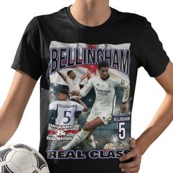 Highstreet Jude Bellingham Sort Real Madrid t-shirt England euro24 XXL