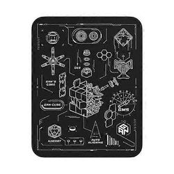 unbrand GAN ajastinteemainen Magic Cube Mat Quick Stack Cup harjoitusmatto Luistamaton hiirimatto Käsin tehty