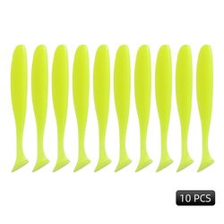 Wobblers Karpe Fiskeri Soft Lokker Silikone Kunstig Plast Easy Shiner Lokkemad Type 9 65mm 10pcs