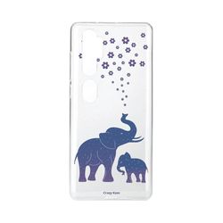 Crazy Kase Skrog til Xiaomi Mi Note 10 Pro Soft Blue Elephant