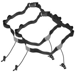 2PCS Triathlon Race Numero Vyö heijastava muotoilu Race Belt kiinnitysnauha Kuten