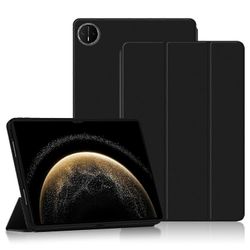 Huawei MatePad Pro 13.2 (2025) kotelo PU nahka TPU takana kolminkertainen jalusta tabletin kansi - musta Monivärinen Black