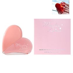 50ml Heart Shape Tenderness Encounter hajuvesi 50ml Pitkäkestoinen Fresh Eau WCTE Naisten kukkainen ja hedelmäinen tuoksu Vaaleanpunainen 50 ml