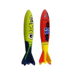 Mikasa Grøn og rød Rocket Pool Legetøj 2pcs