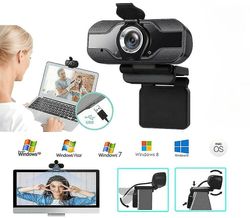Coosilo 1080p webkamera full hd usb 2.0 for pc stasjonær bærbar webside med mikrofon