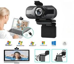 Coosilo 1080p Webcam Full Hd Usb 2.0 til pc stationære laptop webkamera med mikrofon