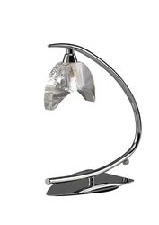 Inspired Lighting Eclipse bordlampe 1 lys G9 lille, poleret krom