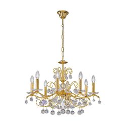 Kolarz Carmen Classic Crystal 8 Arm Lysekrone poleret Guld, 8x E14