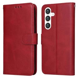 Samsung Galaxy S25 Case Wallet PU nahkainen folio flip -puhelimen kansi Monivärinen Style C