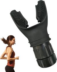 Pusteøvelse enhet for lunger, lungekapasitet Exerciser, Portable Breath Fitness Exerciser Device for menn kvinner Svart