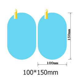 Bil Backspegel Regnfilm Bilklistermärke Vattentät Anti-dimma Lastbil Klar Synlig Regntät Film Auto Fönster Regnskydd 150mm-100mm
