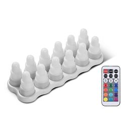 Ladattava RGB LED -teevalaisin elektroninen teekynttilälamppu tunnelmaan, koristeellinen häihin, kodin sisustukseen AU-pistoke