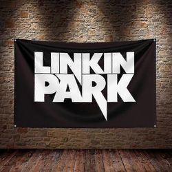 3x5ft Linkin Rock Music lippu polyesteri digitaalinen tulostusbanneri sisustukseen 120 x 180 cm J0649